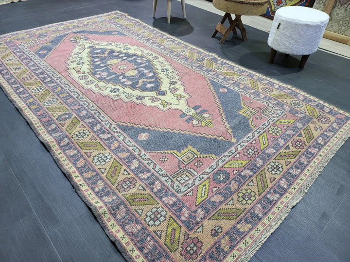 Turkish Oushak Rug 4' 10" x 8' 6" Hand-Knotted | No. WR29036
