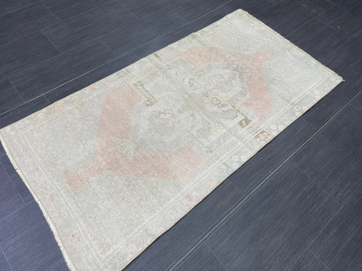 Rust Turkish Runner Rug 2' 6" x 4' 11" Hand-Knotted | No. WR29069