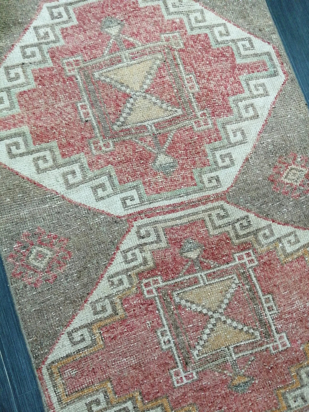 Beige Turkish Runner Rug 2' 11" x 11' Hand-Knotted | No. WR29225