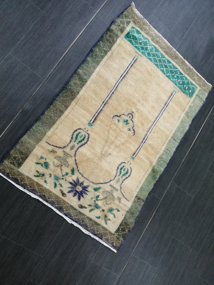 Rust Turkish Runner Rug 2' 7" x 4' Hand-Knotted | No. WR29881