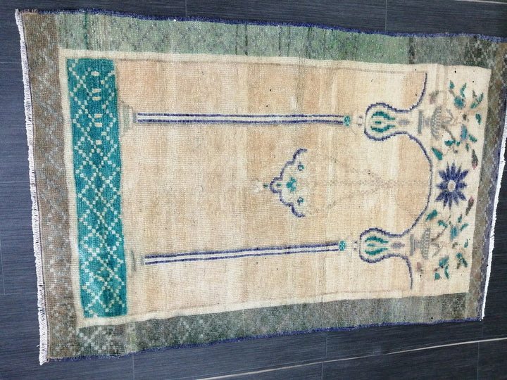 Rust Turkish Runner Rug 2' 7" x 4' Hand-Knotted | No. WR29881