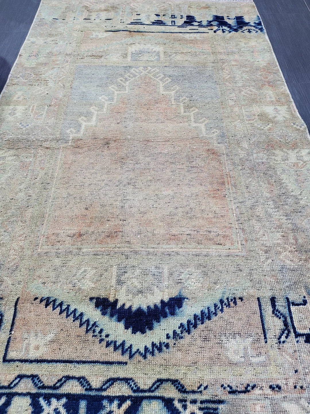 Rust Turkish Runner Rug 3' 3" x 5' 11" Hand-Knotted | No. WR30197