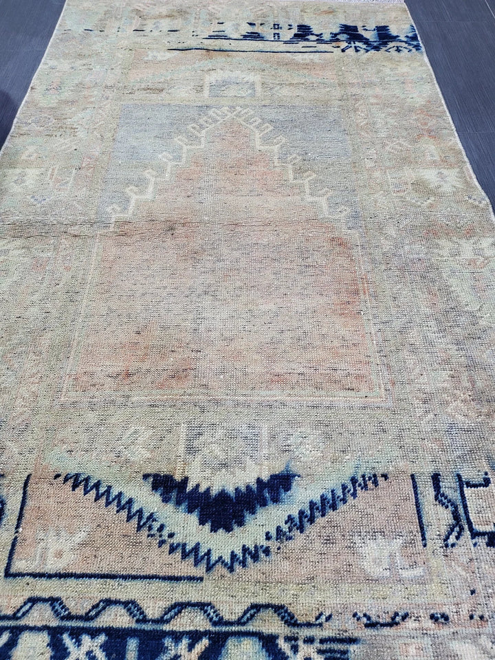 Rust Turkish Runner Rug 3' 3" x 5' 11" Hand-Knotted | No. WR30197