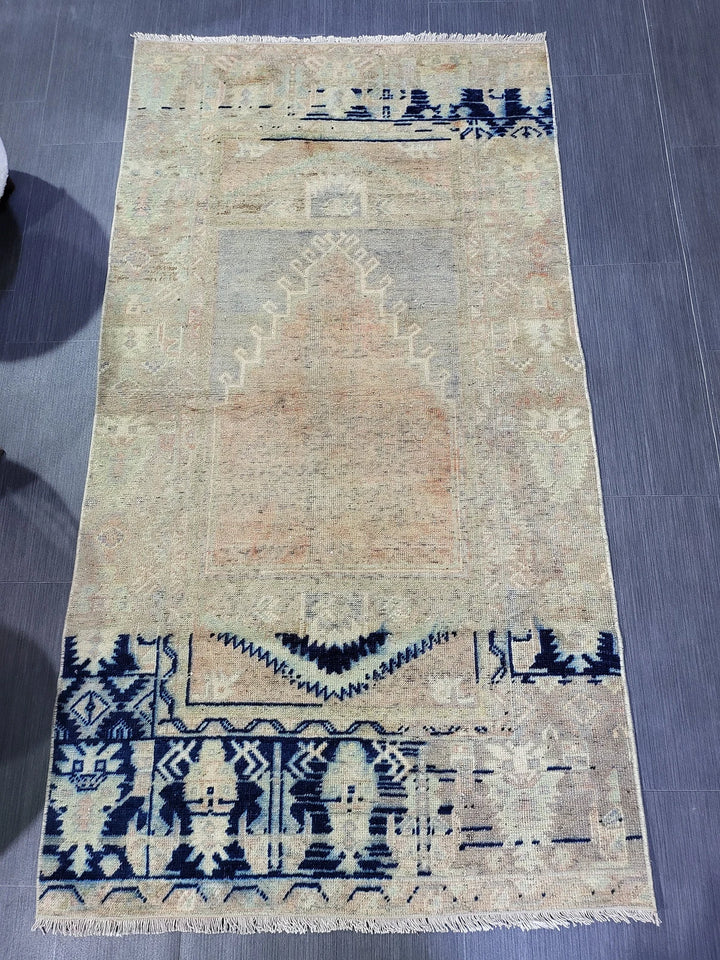 Rust Turkish Runner Rug 3' 3" x 5' 11" Hand-Knotted | No. WR30197