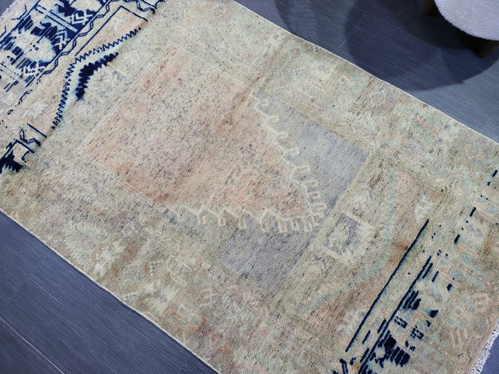 Rust Turkish Runner Rug 3' 3" x 5' 11" Hand-Knotted | No. WR30197