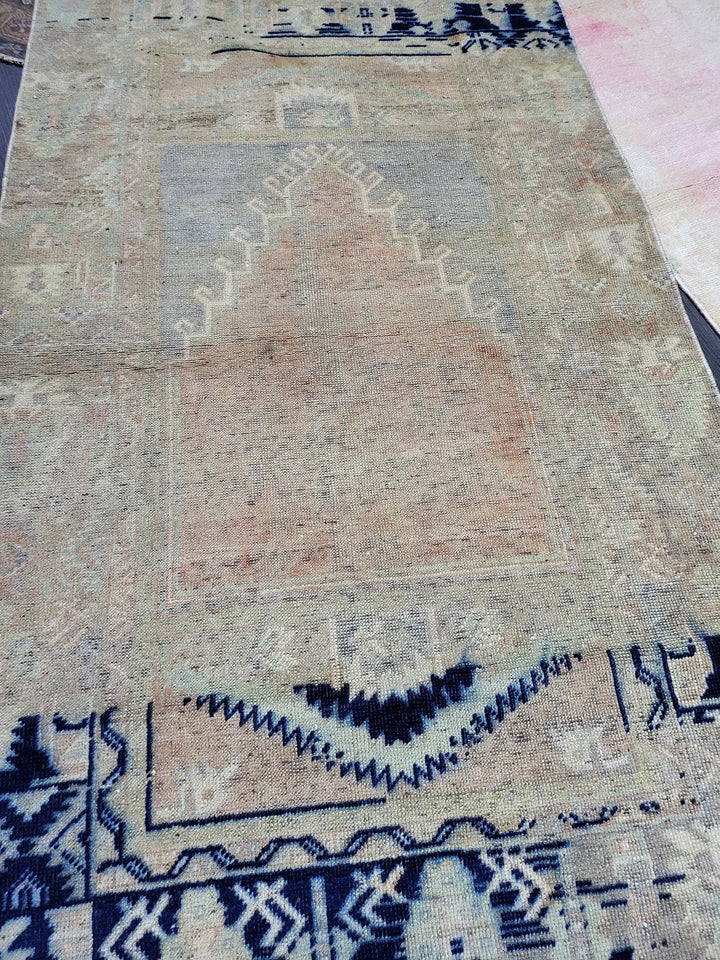 Rust Turkish Runner Rug 3' 3" x 5' 11" Hand-Knotted | No. WR30197