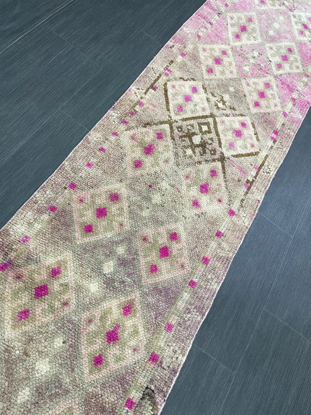 Turkish Runner Rug 2' x 10' 10" Hand-Knotted | No. WR30480