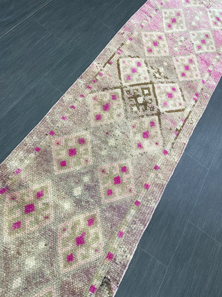 Turkish Runner Rug 2' x 10' 10" Hand-Knotted | No. WR30480