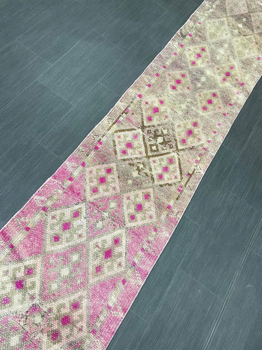 Turkish Runner Rug 2' x 10' 10" Hand-Knotted | No. WR30480