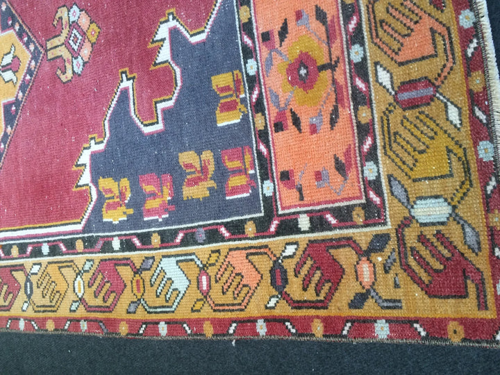 Turkish Runner Rug 3' 5" x 9' 11" Hand-Knotted | No. WR30880