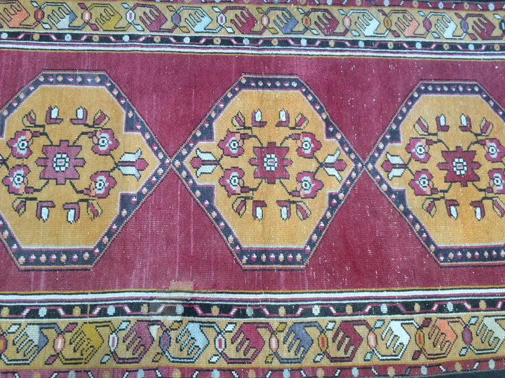 Turkish Runner Rug 3' 5" x 9' 11" Hand-Knotted | No. WR30880