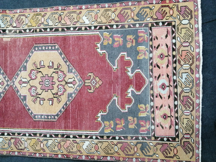 Turkish Runner Rug 3' 5" x 9' 11" Hand-Knotted | No. WR30880