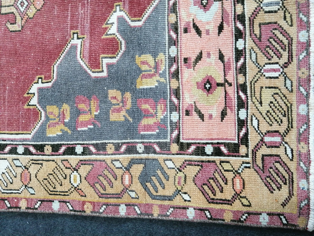 Turkish Runner Rug 3' 5" x 9' 11" Hand-Knotted | No. WR30880