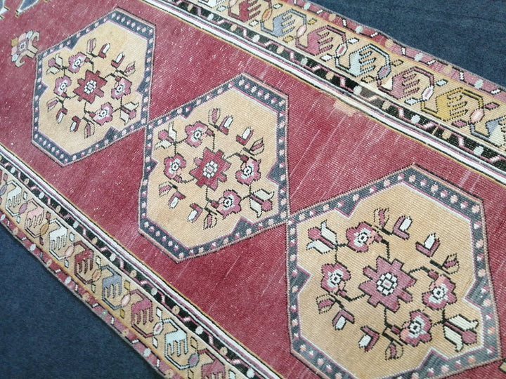 Turkish Runner Rug 3' 5" x 9' 11" Hand-Knotted | No. WR30880