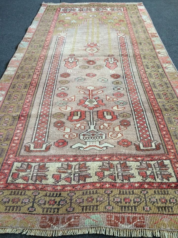 Turkish Runner Rug 3' x 6' 5" Hand-Knotted | No. WR31437