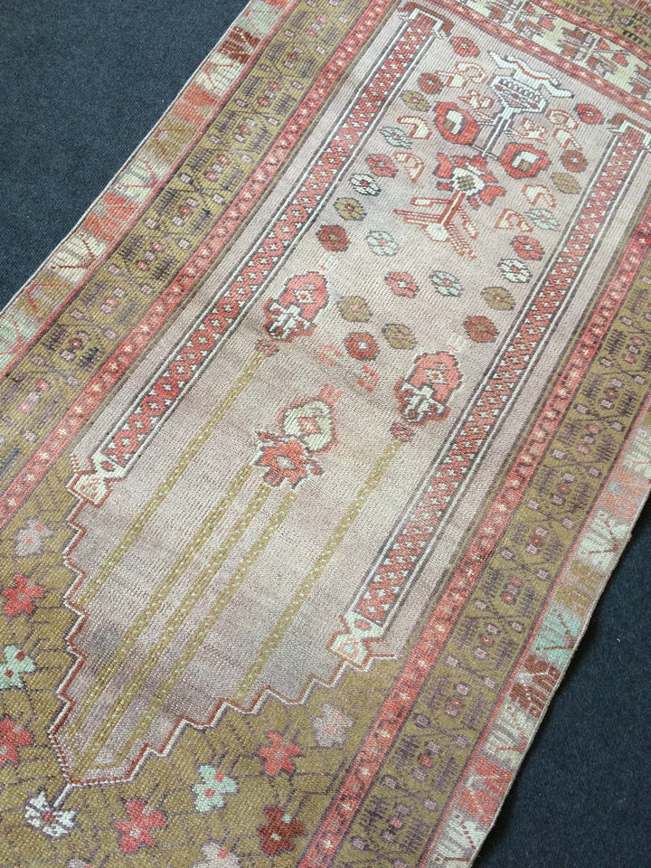 Turkish Runner Rug 3' x 6' 5" Hand-Knotted | No. WR31437