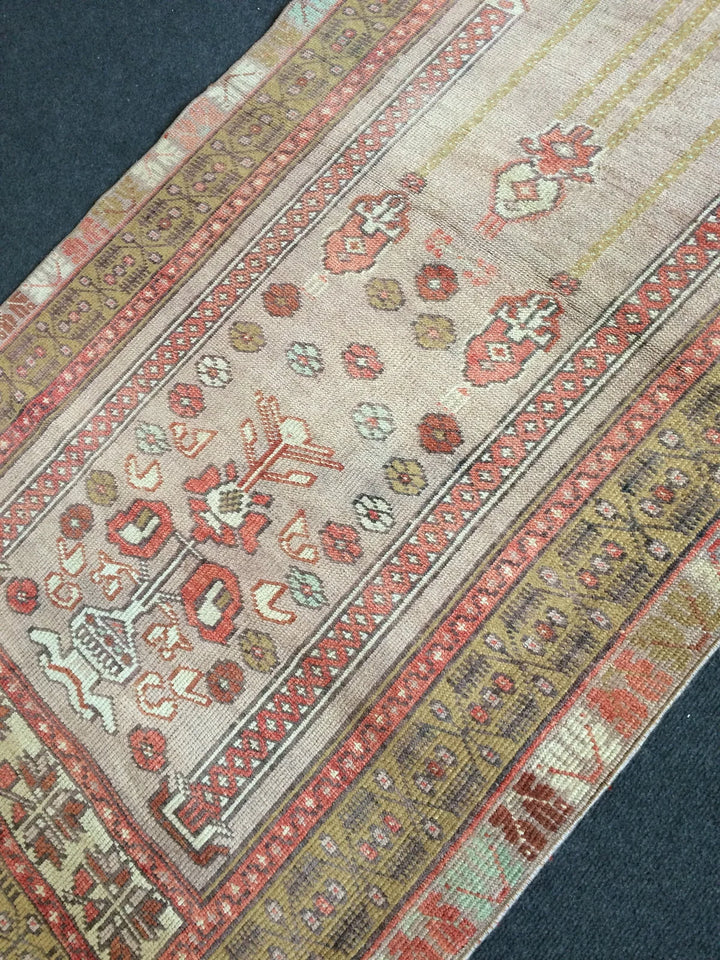 Turkish Runner Rug 3' x 6' 5" Hand-Knotted | No. WR31437
