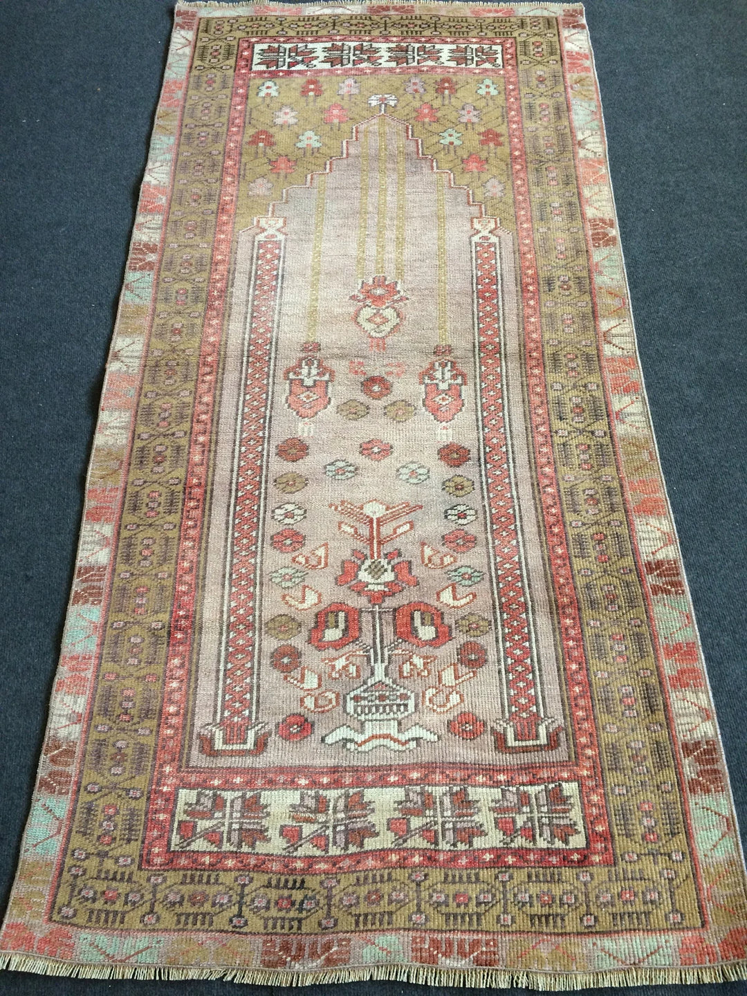 Turkish Runner Rug 3' x 6' 5" Hand-Knotted | No. WR31437