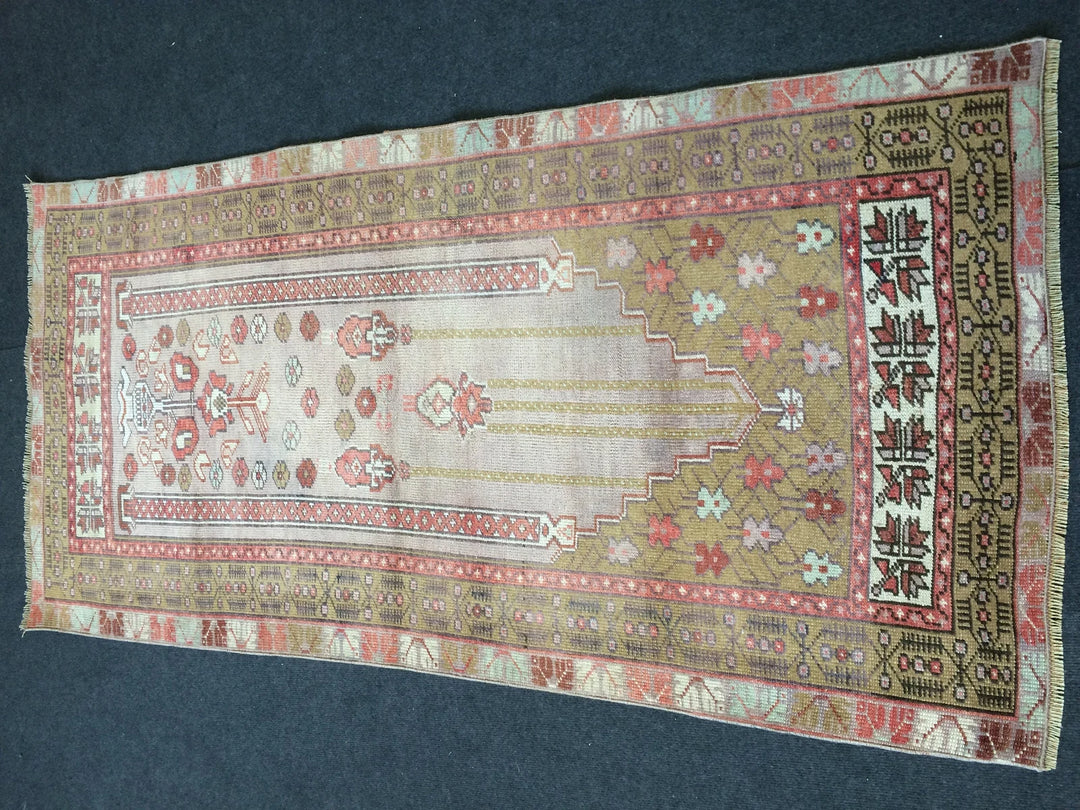 Turkish Runner Rug 3' x 6' 5" Hand-Knotted | No. WR31437