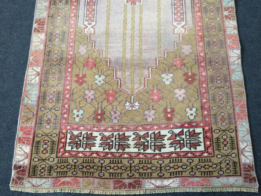 Turkish Runner Rug 3' x 6' 5" Hand-Knotted | No. WR31437