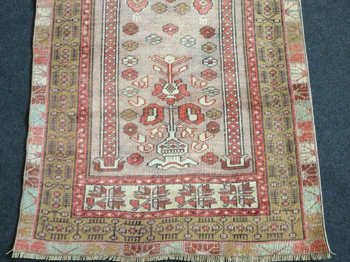 Turkish Runner Rug 3' x 6' 5" Hand-Knotted | No. WR31437