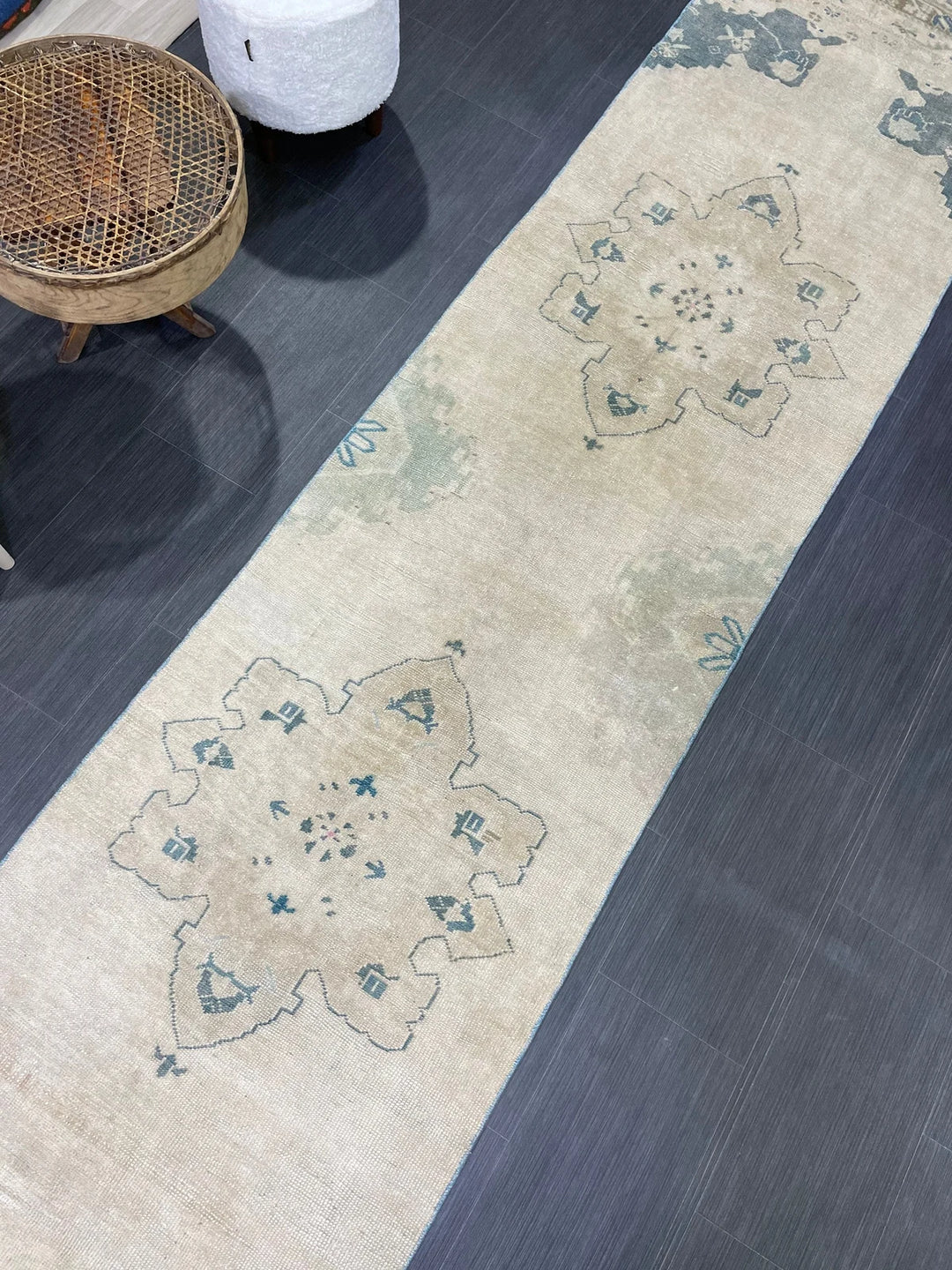Turkish Runner Rug 2' 7" x 11' 9" Hand-Knotted | No. WR31566