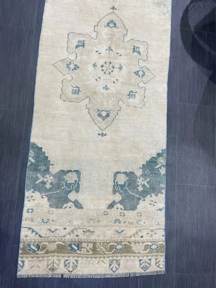 Turkish Runner Rug 2' 7" x 11' 9" Hand-Knotted | No. WR31566