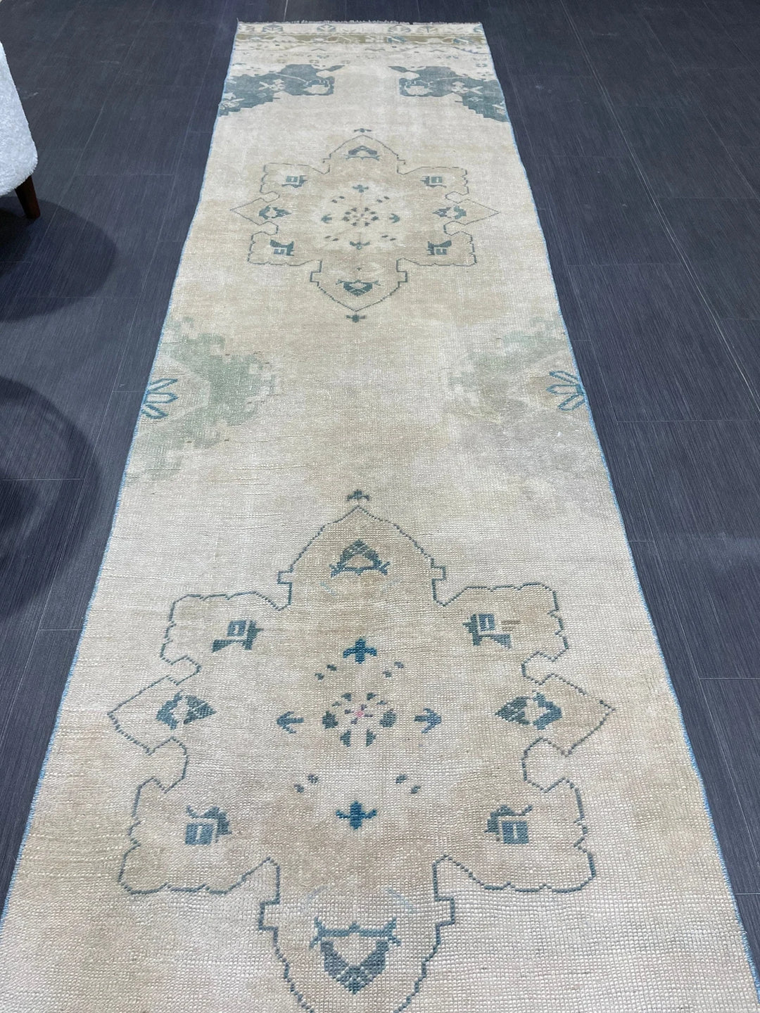 Turkish Runner Rug 2' 7" x 11' 9" Hand-Knotted | No. WR31566