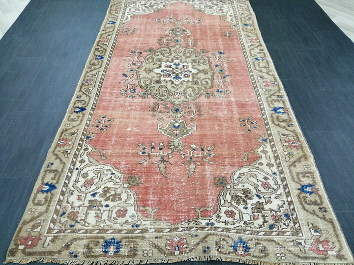 Turkish Runner Rug 4' 7" x 8' 9" Hand-Knotted | No. WR32258