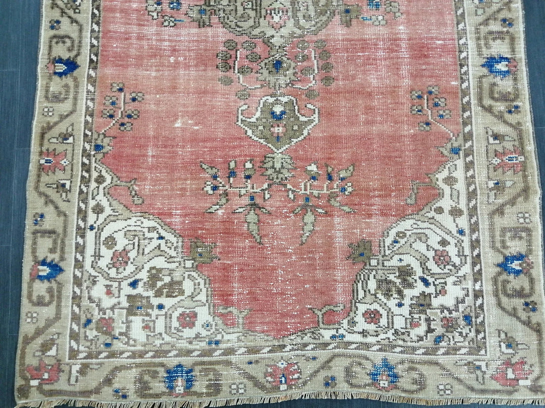 Turkish Runner Rug 4' 7" x 8' 9" Hand-Knotted | No. WR32258
