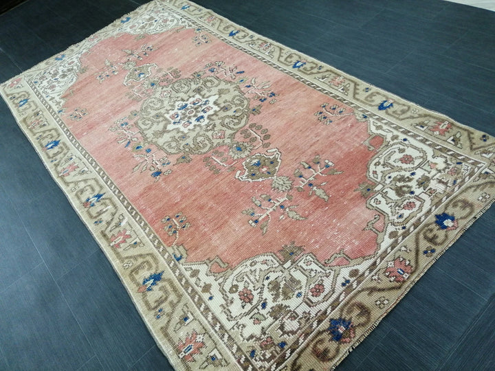 Turkish Runner Rug 4' 7" x 8' 9" Hand-Knotted | No. WR32258