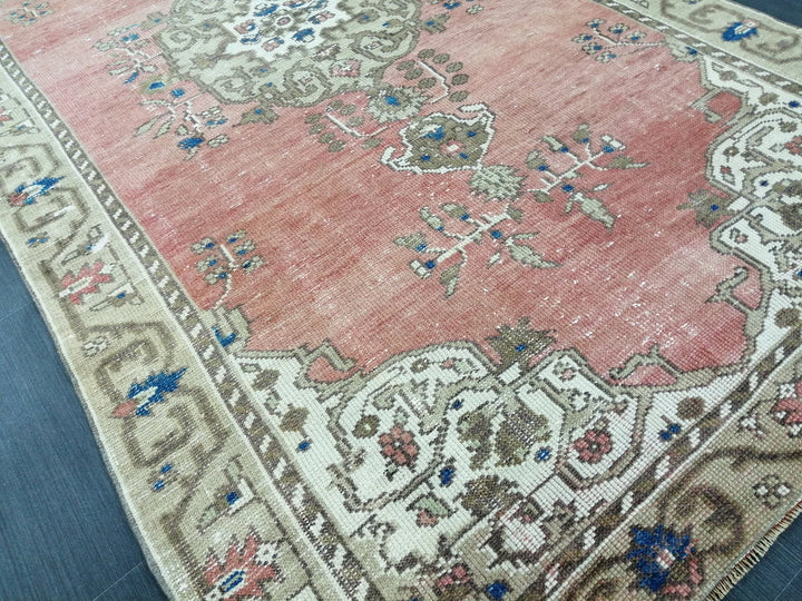 Turkish Runner Rug 4' 7" x 8' 9" Hand-Knotted | No. WR32258