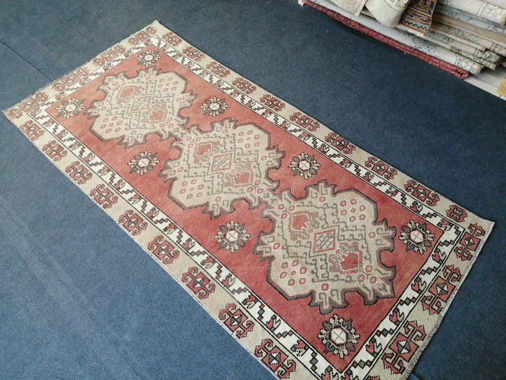 Turkish Runner Rug 3' 1" x 6' 10" Hand-Knotted | No. WR32613