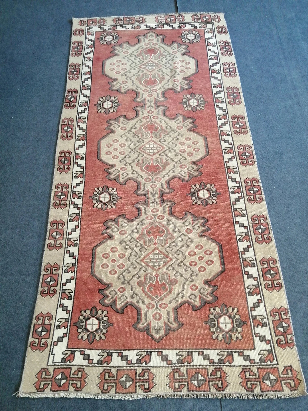 Turkish Runner Rug 3' 1" x 6' 10" Hand-Knotted | No. WR32613