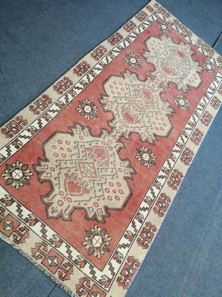 Turkish Runner Rug 3' 1" x 6' 10" Hand-Knotted | No. WR32613