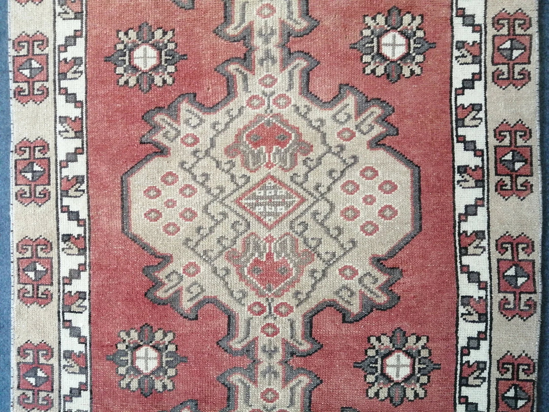 Turkish Runner Rug 3' 1" x 6' 10" Hand-Knotted | No. WR32613