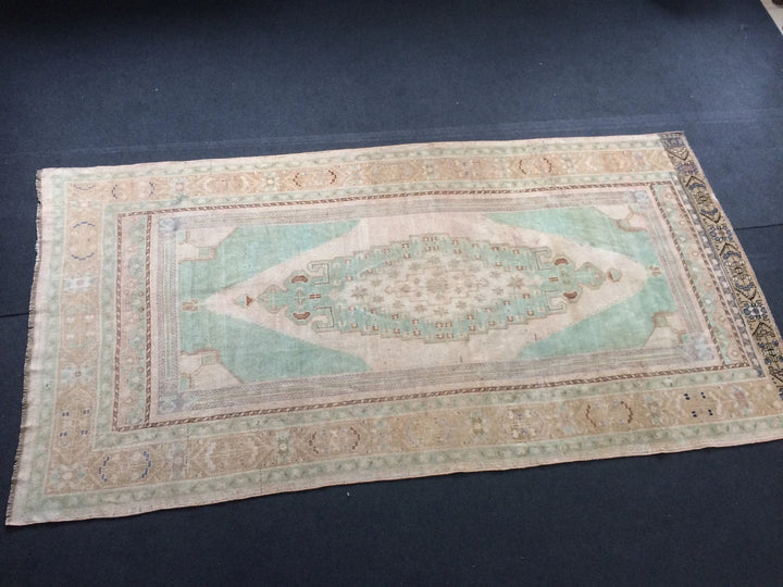 Rust Turkish Runner Rug 5' 2" x 10' Hand-Knotted | No. WR32891
