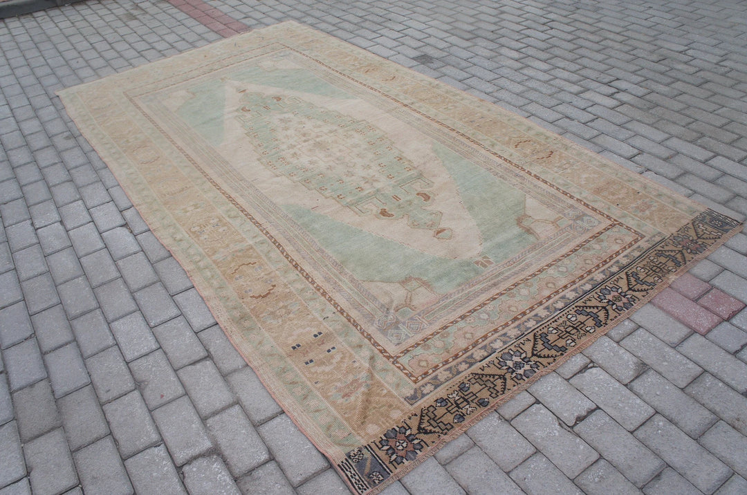 Rust Turkish Runner Rug 5' 2" x 10' Hand-Knotted | No. WR32891