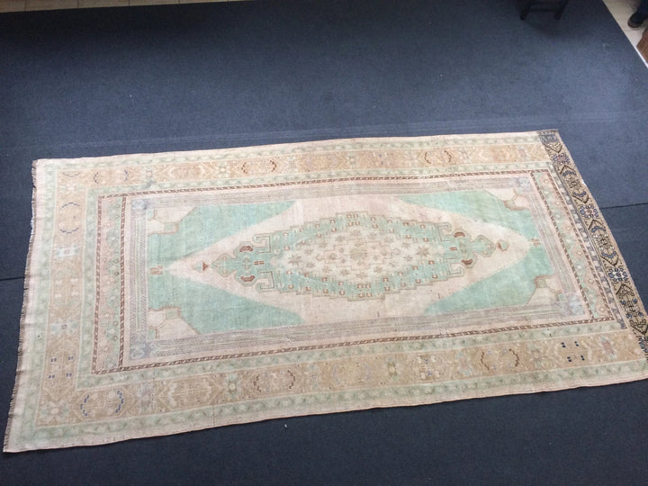 Rust Turkish Runner Rug 5' 2" x 10' Hand-Knotted | No. WR32891