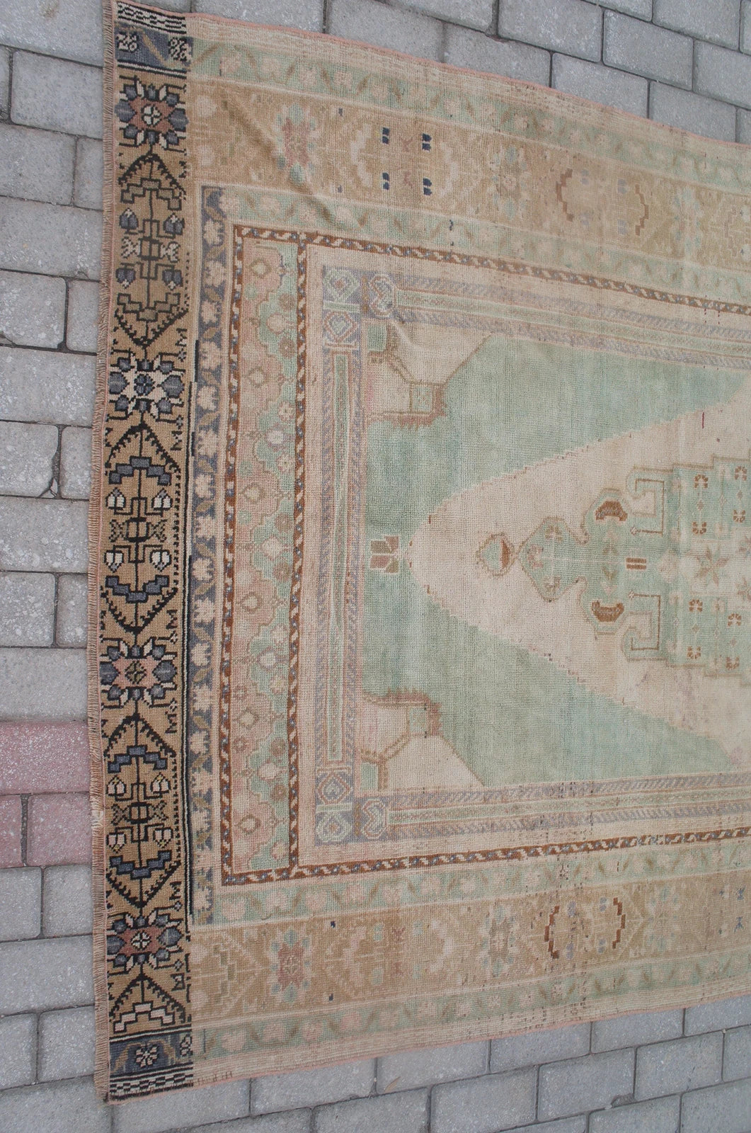 Rust Turkish Runner Rug 5' 2" x 10' Hand-Knotted | No. WR32891