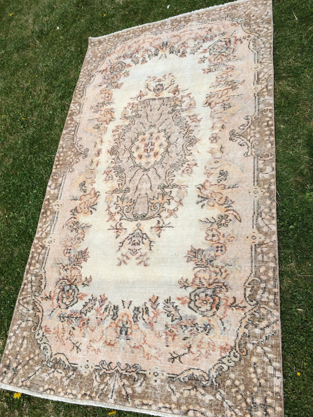Turkish Oushak Rug 2'7" x 9'10" Hand-Knotted | No. WR33940