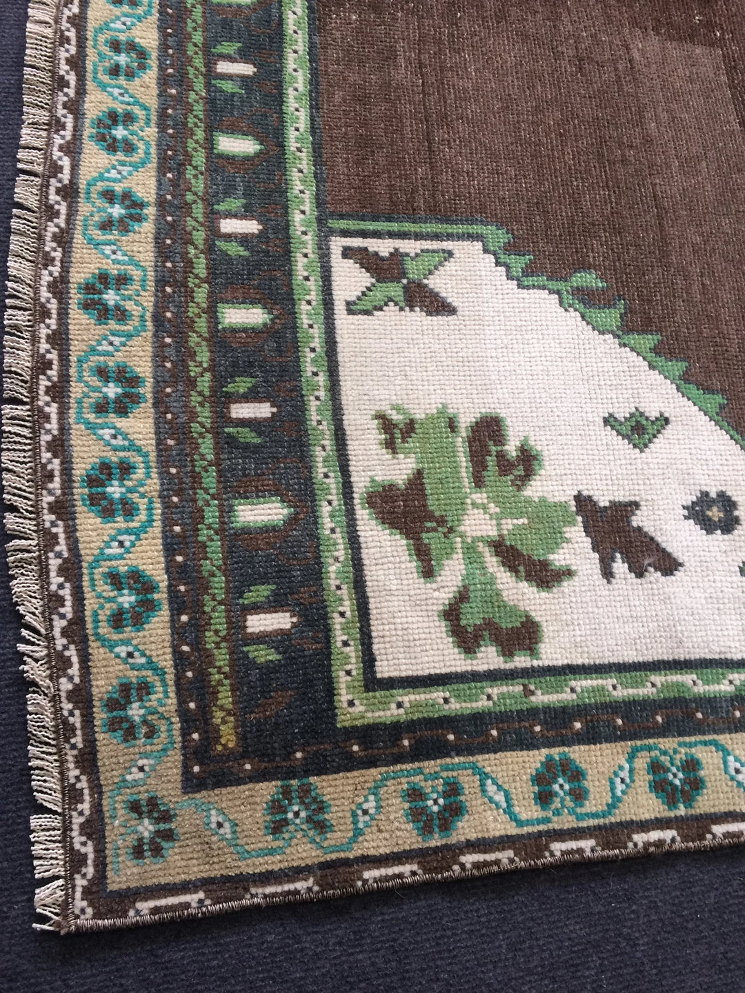Turkish Runner Rug 4' x 6' Hand-Knotted | No. WR34225