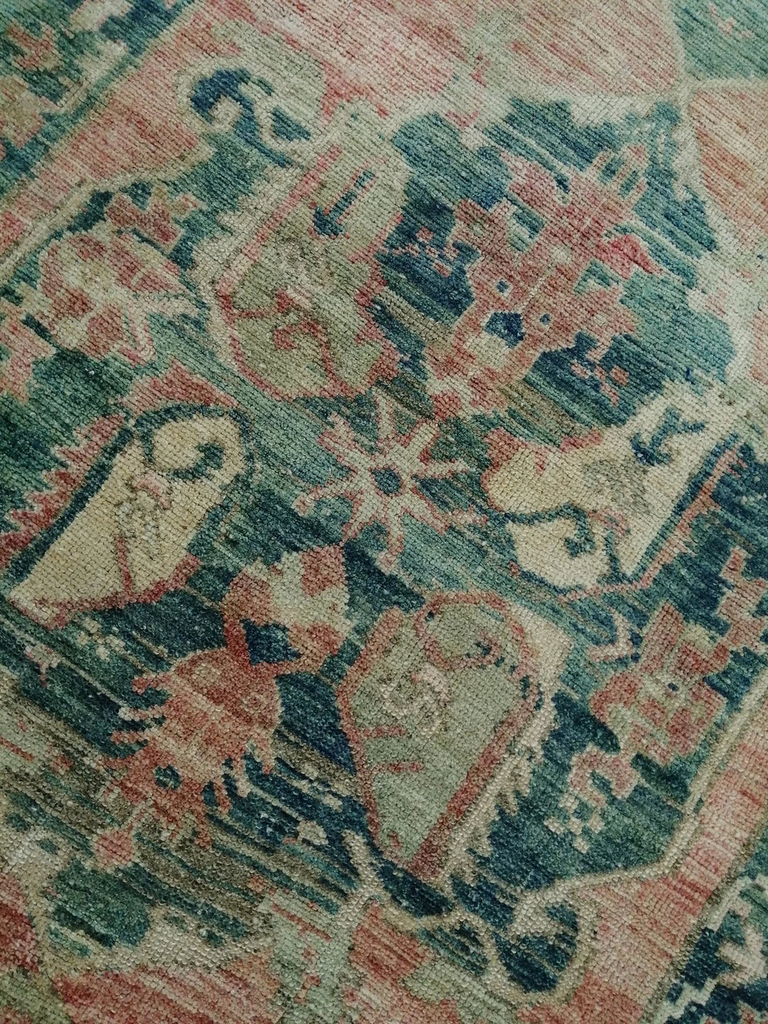 Pink Turkish Runner Rug 4' 2" x 11' 8" Hand-Knotted | No. WR34397
