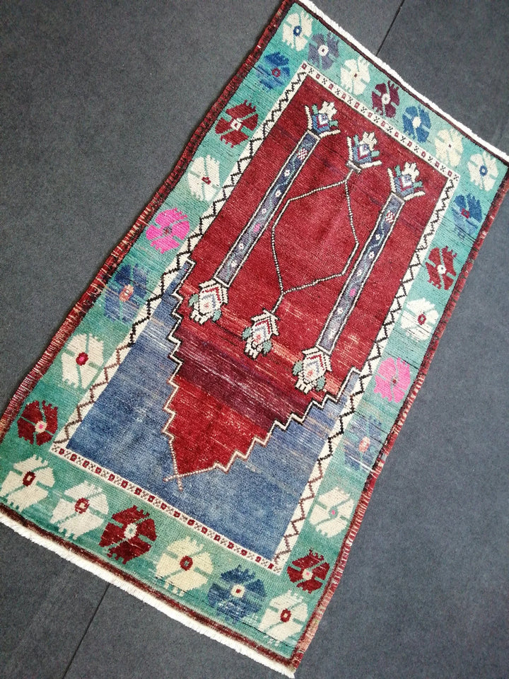 Turkish Runner Rug 3' 8" x 6' 7" Hand-Knotted | No. WR34533