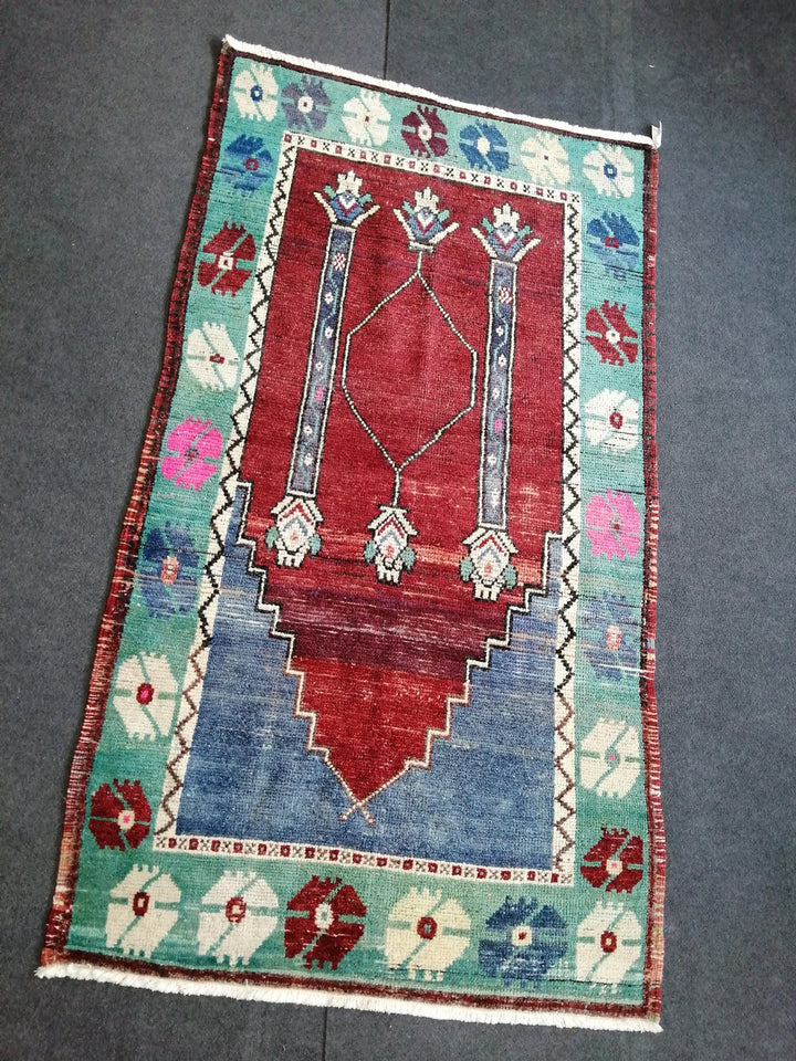 Turkish Runner Rug 3' 8" x 6' 7" Hand-Knotted | No. WR34533