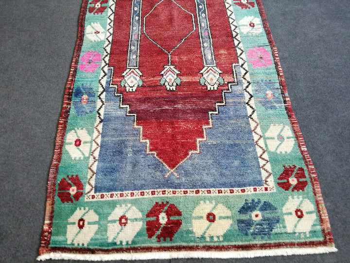 Turkish Runner Rug 3' 8" x 6' 7" Hand-Knotted | No. WR34533