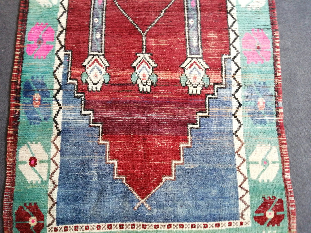 Turkish Runner Rug 3' 8" x 6' 7" Hand-Knotted | No. WR34533