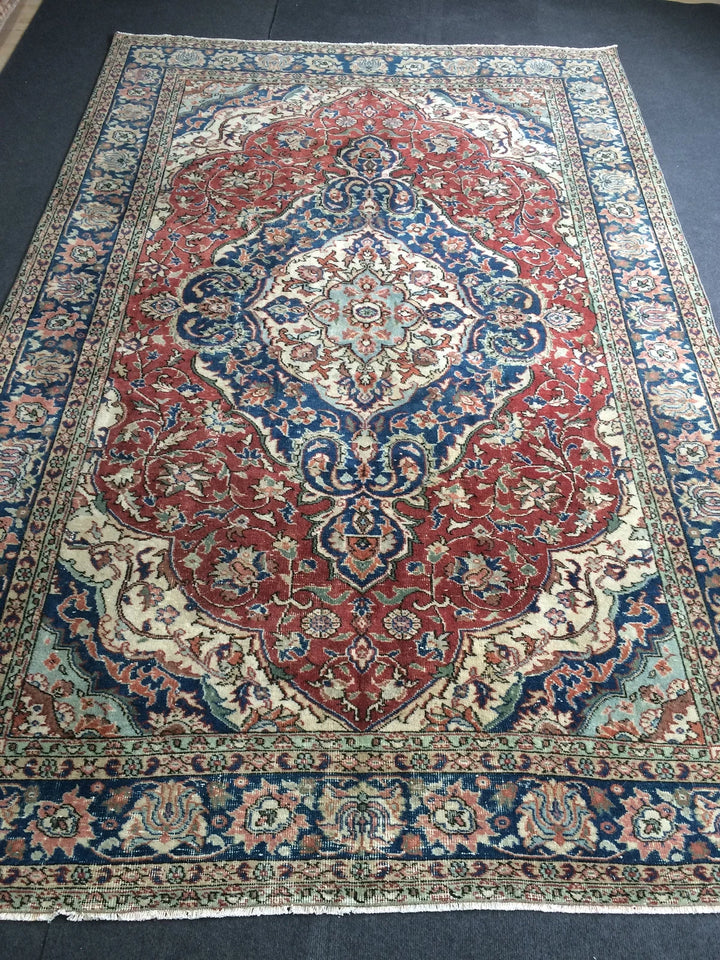 Turkish Runner Rug 6' 7" x 10' Hand-Knotted | No. WR35688