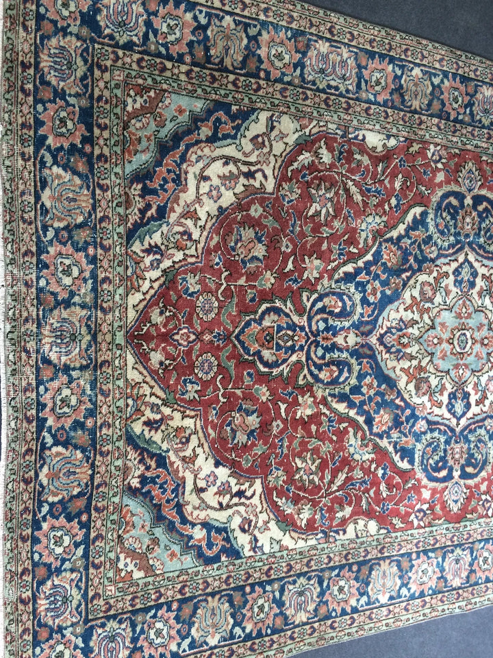 Turkish Runner Rug 6' 7" x 10' Hand-Knotted | No. WR35688
