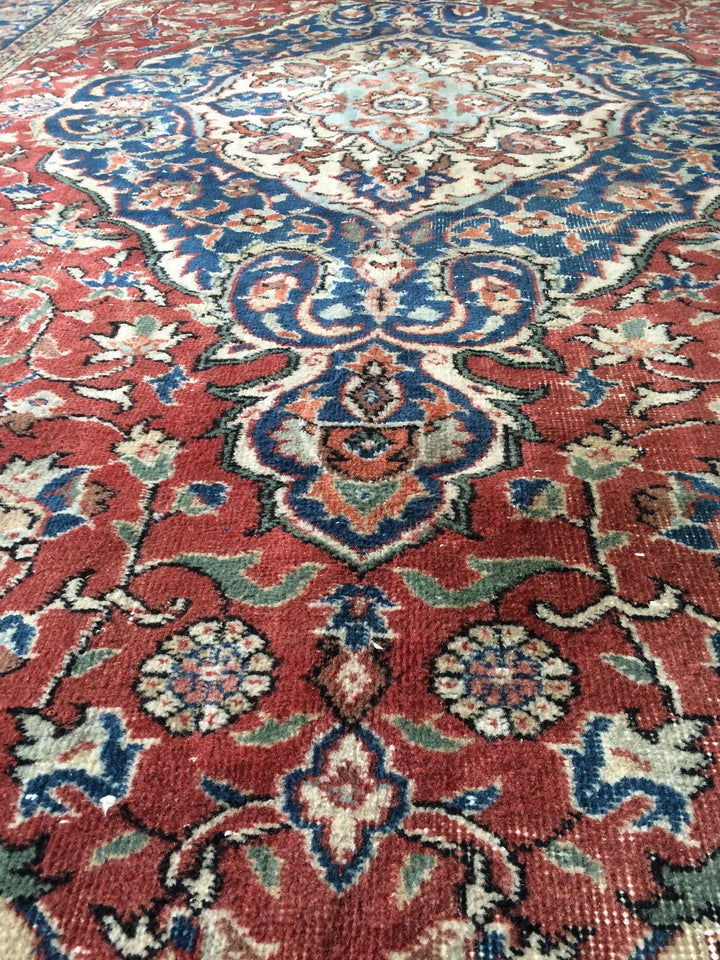 Turkish Runner Rug 6' 7" x 10' Hand-Knotted | No. WR35688